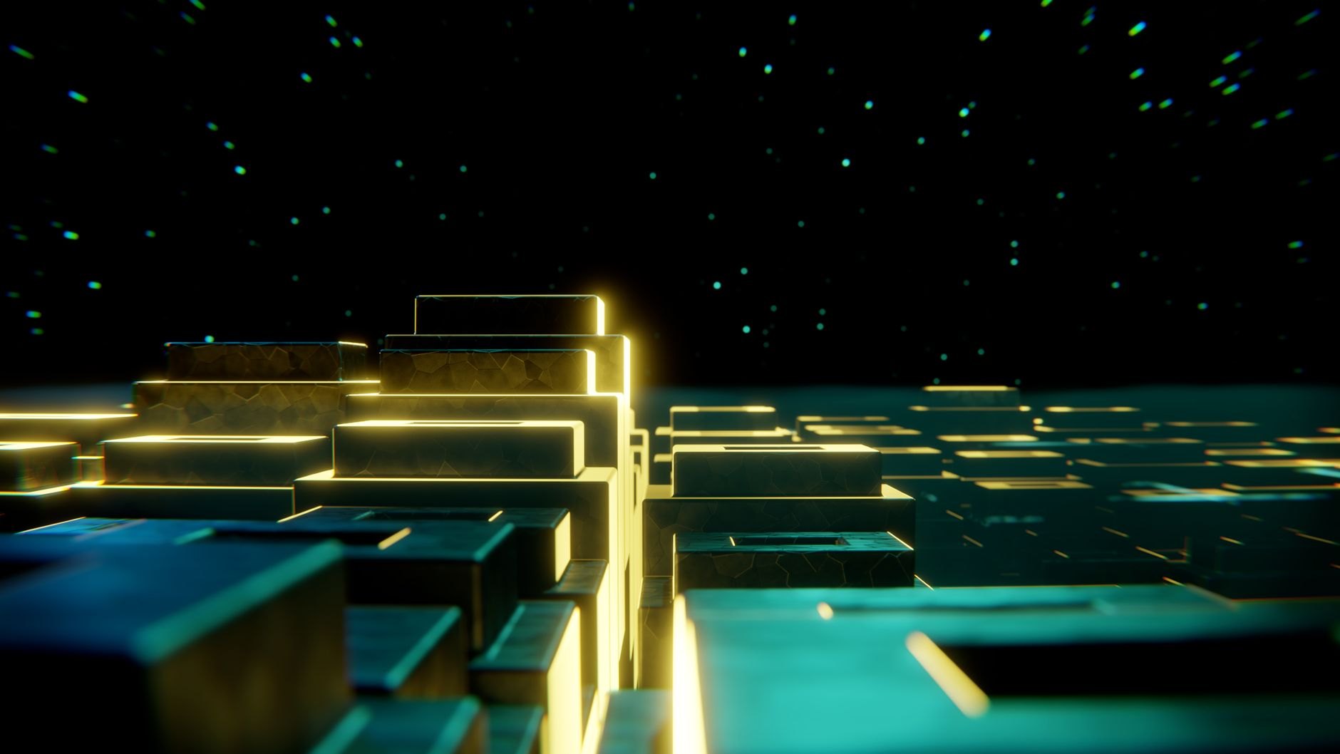 SpinBoss sci-fi void environment with swirling patterns